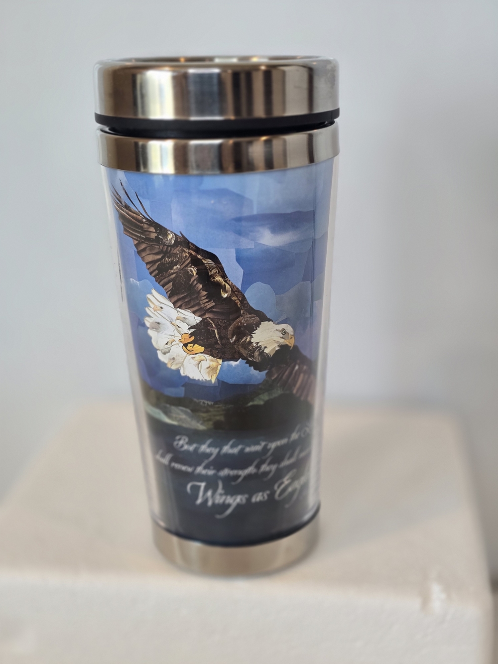 Dicksons Flying Wings 16 Oz. Stainless Steel Insulated Travel Tumbler Mug